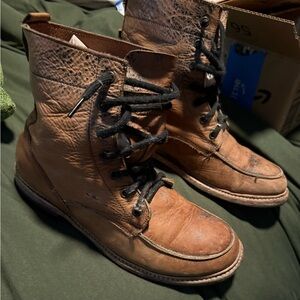Bed Stu Rustic Tan Leather Boots